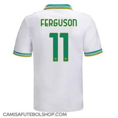 Camisa de time de futebol AS Roma Evan Ferguson #11 Replicas 3º Equipamento 2025-26 Manga Curta Camisa de time de futebol AS Roma Evan Ferguson #11 Replicas 3º Equipamento 2025-26 Manga Curta